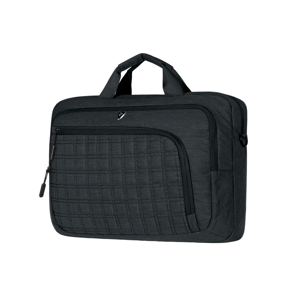 Сумка для ноутбука 2E CrossSquares 16" чорна (2E-CBN9198BK)
