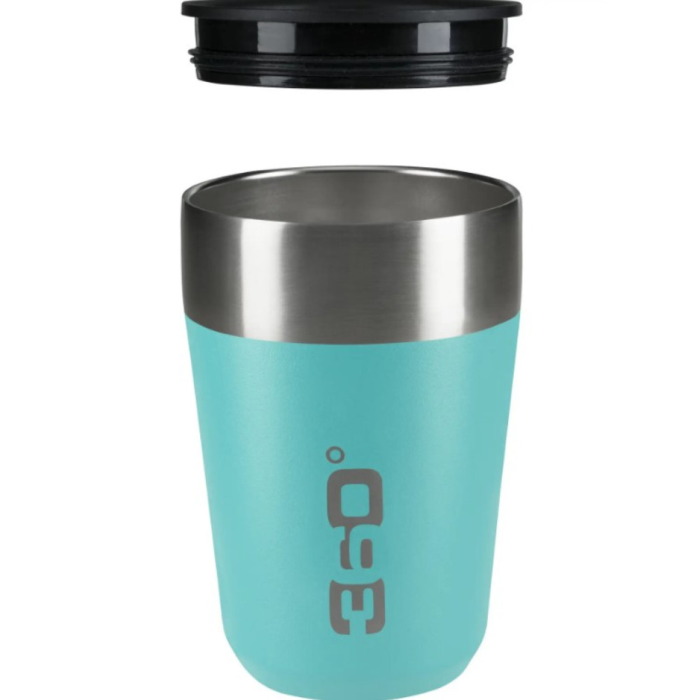 Кухоль із кришкою 360 Degrees Vacuum Insulated Stainless Travel Mug, Turquoise, Regular (STS 360BOTTVLLGTQ)