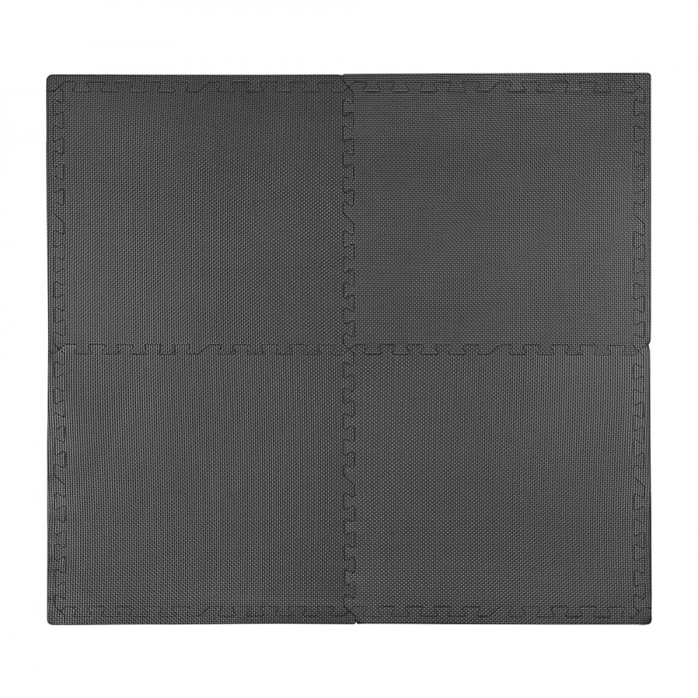 Мат-пазл (ласточкин хвіст) 4FIZJO Mat Puzzle EVA 120 x 120 x 1 cм Black 4FJ0060 (P-5907222931011)