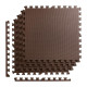 Мат-пазл (ласточкин хвіст) 4FIZJO Mat Puzzle EVA 120 x 120 x 1 cм Braun 4FJ0074
