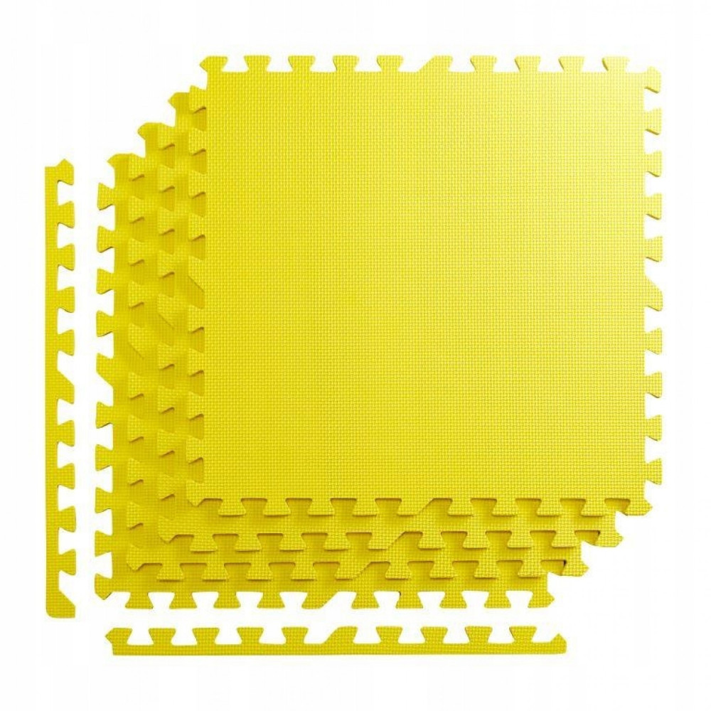 Мат-пазл (ласточкин хвіст) 4FIZJO Mat Puzzle EVA 120 x 120 x 1 cм Yellow 4FJ0076