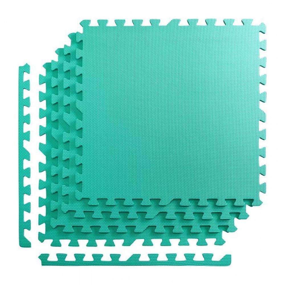Мат-пазл (ласточкин хвіст) 4FIZJO Mat Puzzle EVA 120 x 120 x 1 cм Mint 4FJ0077