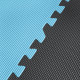 Мат-пазл (ласточкин хвіст) 4FIZJO Mat Puzzle EVA 180 x 180 x 1 cм Black/Grey/Light Blue 4FJ0156