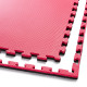 Мат-пазл (ласточкин хвіст) 4FIZJO Mat Puzzle EVA 100 x 100 x 2 cм Black/Red 4FJ0168 (P-5907739310637)