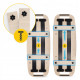 Балансувальна дошка (балансборд) 4FIZJO Balance Board (P-5905973404693)