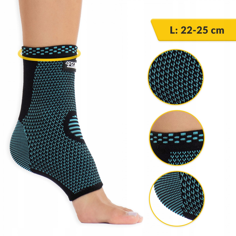 Фиксатор (бандаж) для голеностопа 4FIZJO 1 шт 4FJ0489 Size L (P-5907739318046)
