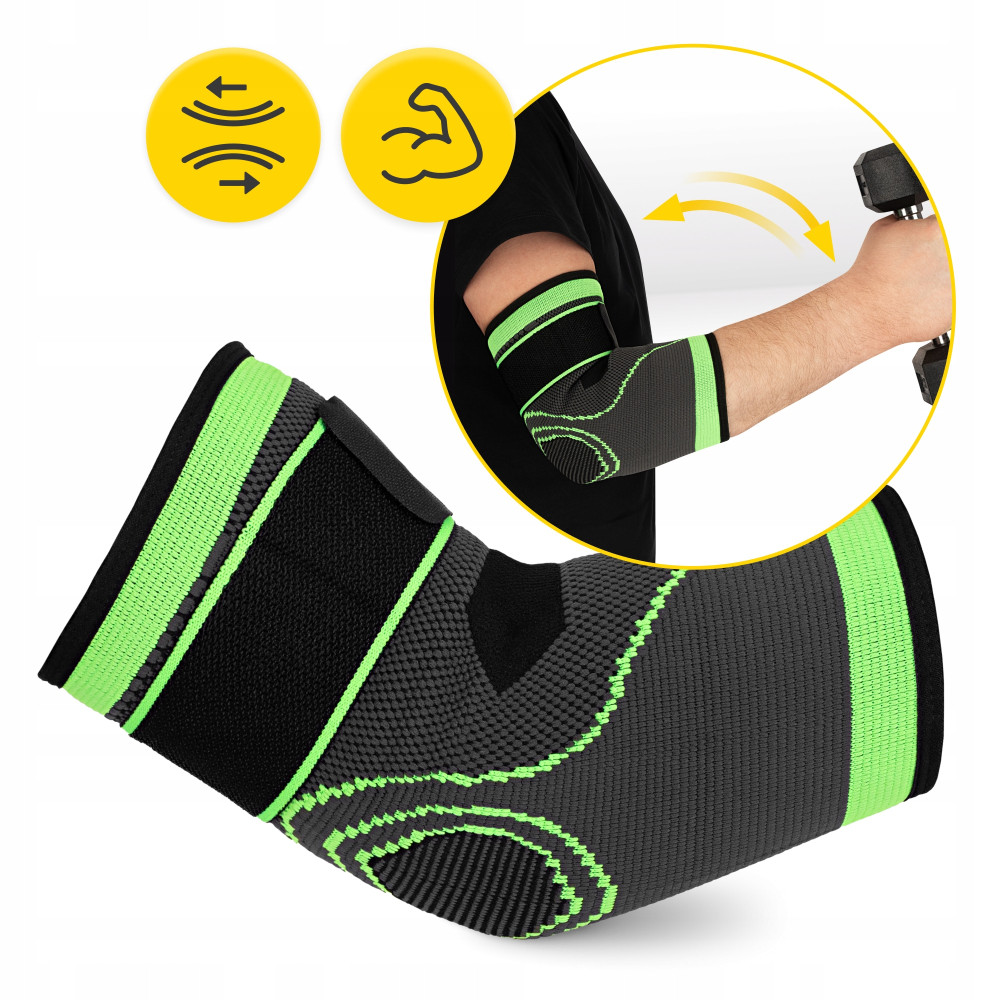 Фіксатор (бандаж) для ліктьового суглоба 4FIZJO Flex 1 шт Size S (P-5905973407359)