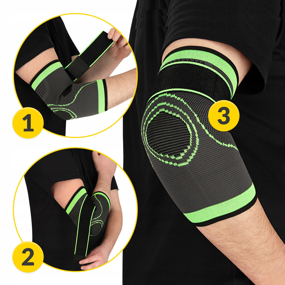 Фіксатор (бандаж) для ліктьового суглоба 4FIZJO Flex 1 шт Size M (P-5905973407366)