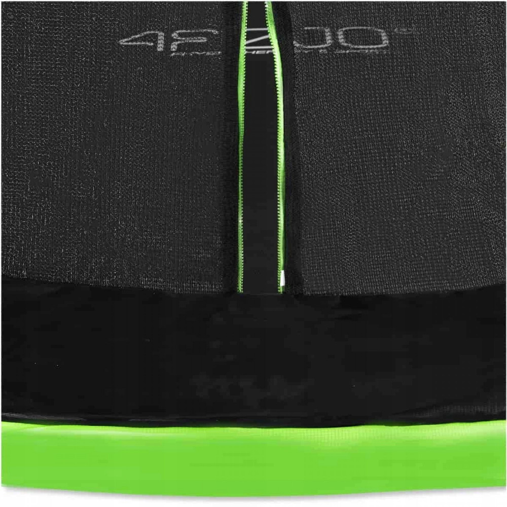 Батут с внутренней сеткой 4FIZJO Premium 6FT 183 см 4FJ0602 Black/Green (P-5907739319234)