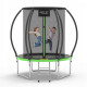 Батут с внутренней сеткой 4FIZJO Premium 6FT 183 см 4FJ0602 Black/Green (P-5907739319234)