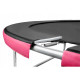 Батут із внутрішньою сіткою 4FIZJO Premium 8FT 252 см 4FJ0603 Black/Pink (P-5907739314550)
