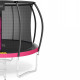 Батут із внутрішньою сіткою 4FIZJO Premium 8FT 252 см 4FJ0603 Black/Pink (P-5907739314550)