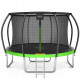 Батут із внутрішньою сіткою 4FIZJO Premium 14FT 435 см 4FJ0606 Black/Green (P-5907739314192)