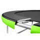 Батут із внутрішньою сіткою 4FIZJO Premium 14FT 435 см 4FJ0606 Black/Green (P-5907739314192)