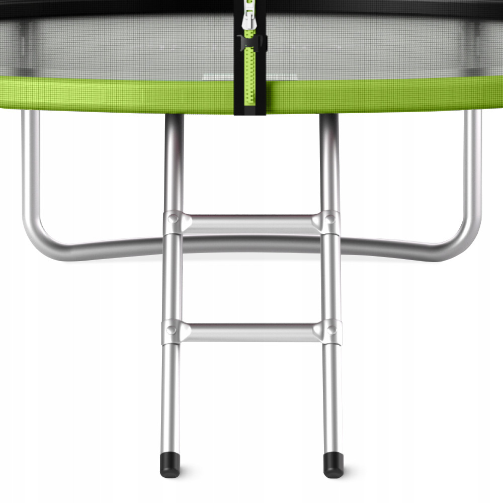 Батут с наружной сеткой 4FIZJO Classic 12FT 374 см Black/Green (P-5907739312914)