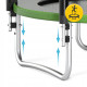 Батут с наружной сеткой 4FIZJO Classic 8FT 252 см Black/Green (P-5907739314123)