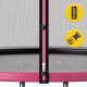 Батут с наружной сеткой 4FIZJO Classic 10FT 312 см Black/Pink (P-5907739314567)