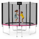 Батут с наружной сеткой 4FIZJO Classic 10FT 312 см Black/Pink (P-5907739314567)