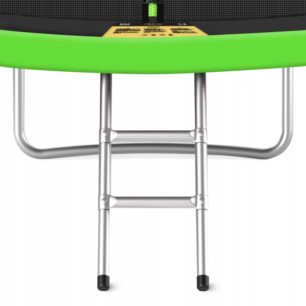 Батут із внутрішньою сіткою 4FIZJO PRO 16FT 496 см Black/Green (P-5907739319241)