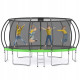 Батут із внутрішньою сіткою 4FIZJO PRO 16FT 496 см Black/Green (P-5907739319241)