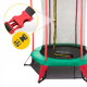 Батут детский для дома 4FIZJO Kids 140 см Green/Red (P-5907739319456)