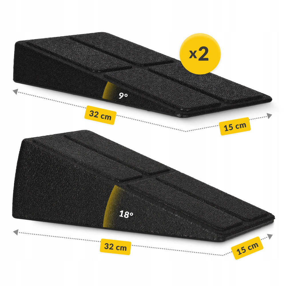 Клин-платформа 4FIZJO Slant Board 3 равна для приседаний и растяжки Black (P-5905973400312)