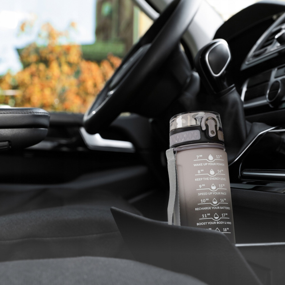 Пляшка для води спортивна 4FIZJO 500 мл 4FJ0627 Grey/Black (P-5905973400725)