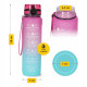 Пляшка для води спортивна 4FIZJO 1000 мл 4FJ0630 Pink/Sky Blue (P-5905973400770)