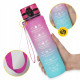 Пляшка для води спортивна 4FIZJO 1000 мл 4FJ0630 Pink/Sky Blue (P-5905973400770)