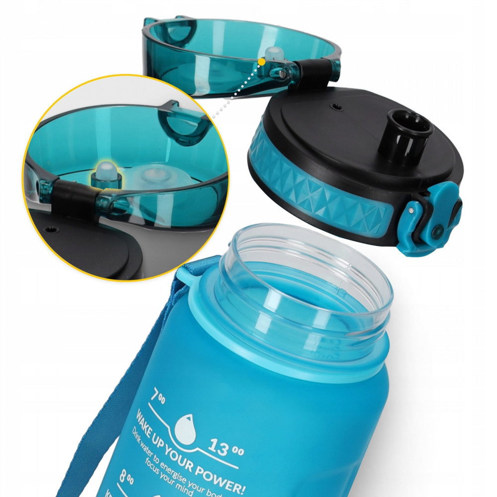 Бутылка для воды спортивная 4FIZJO 1000 мл 4FJ0631 Sky Blue/Blue (P-5905973400763)