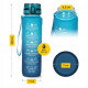 Бутылка для воды спортивная 4FIZJO 1000 мл 4FJ0631 Sky Blue/Blue (P-5905973400763)