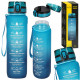 Бутылка для воды спортивная 4FIZJO 1000 мл 4FJ0631 Sky Blue/Blue (P-5905973400763)