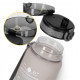 Пляшка для води спортивна 4FIZJO 1000 мл 4FJ0632 Grey/Black (P-5905973400756)