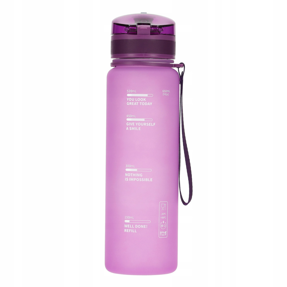 Бутылка для воды спортивная 4FIZJO 650 мл Pink (P-5905973403757)