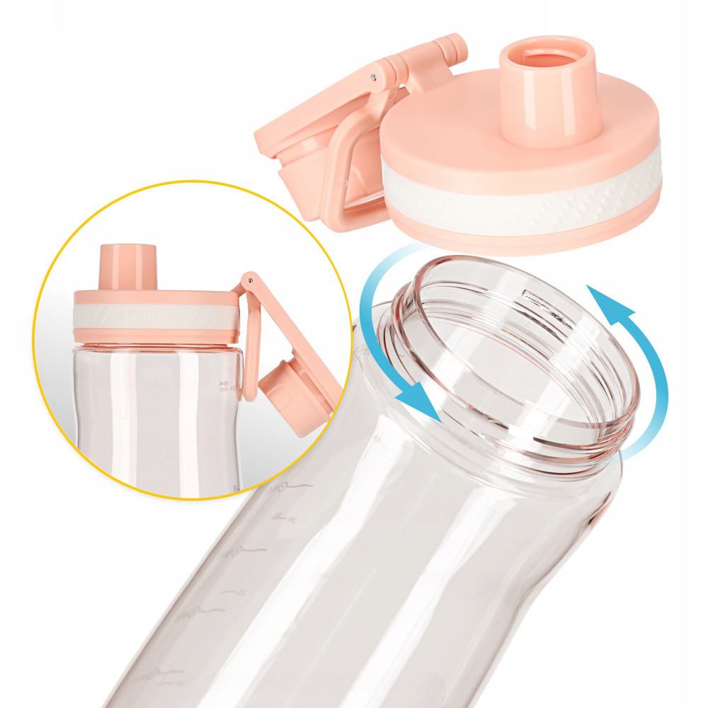 Бутылка для воды спортивная 4FIZJO 850 мл Pink (P-5905973403818)