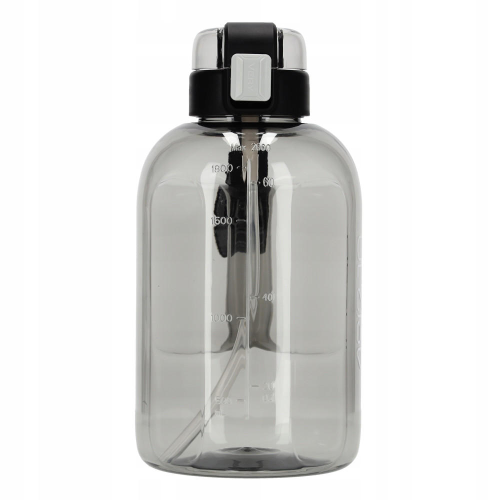 Пляшка для води спортивна 4FIZJO 2000 мл Grey (P-5905973403825)