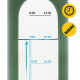 Пляшка для води спортивна 4FIZJO 1000 мл скляна Olive (P-5905973403900)
