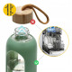 Пляшка для води спортивна 4FIZJO 1000 мл скляна Olive (P-5905973403900)