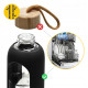 Бутылка для воды спортивная 4FIZJO 750 мл стеклянная Black (P-5905973404174)