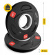 Диск олимпийский 4FIZJO 2 x 1.25 кг 51 мм металлический, прорезиненный Black (P-5905973401258)