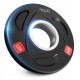 Диск олимпийский 4FIZJO 2 x 1.25 кг 51 мм металлический, прорезиненный Black (P-5905973401258)