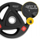 Диск олимпийский 4FIZJO 2 x 10 кг 51 мм металлический, прорезиненный Black (P-5905973401289)