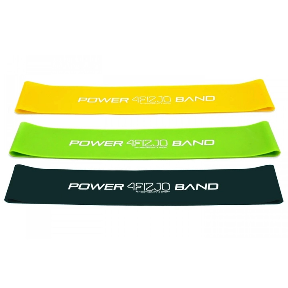 Резинка для фітнесу та спорту 4FIZJO (стрічка-еспандер) Mini Power Band 5-20 кг 3 шт 4FJ0008