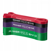 Эспандер-петля (резинка для фитнеса и спорта) 4FIZJO Power Band 6-36 кг 4 шт 4FJ0063 (P-5907222931844)
