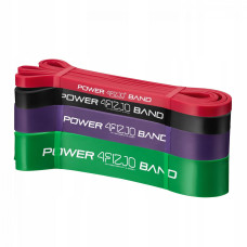 Эспандер-петля (резинка для фитнеса и спорта) 4FIZJO Power Band 6-36 кг 4 шт 4FJ0063 (P-5907222931844)