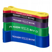 Эспандер-петля (резинка для фитнеса и спорта) 4FIZJO Power Band 2-46 кг 6 шт 4FJ0064 (P-5907222931875)