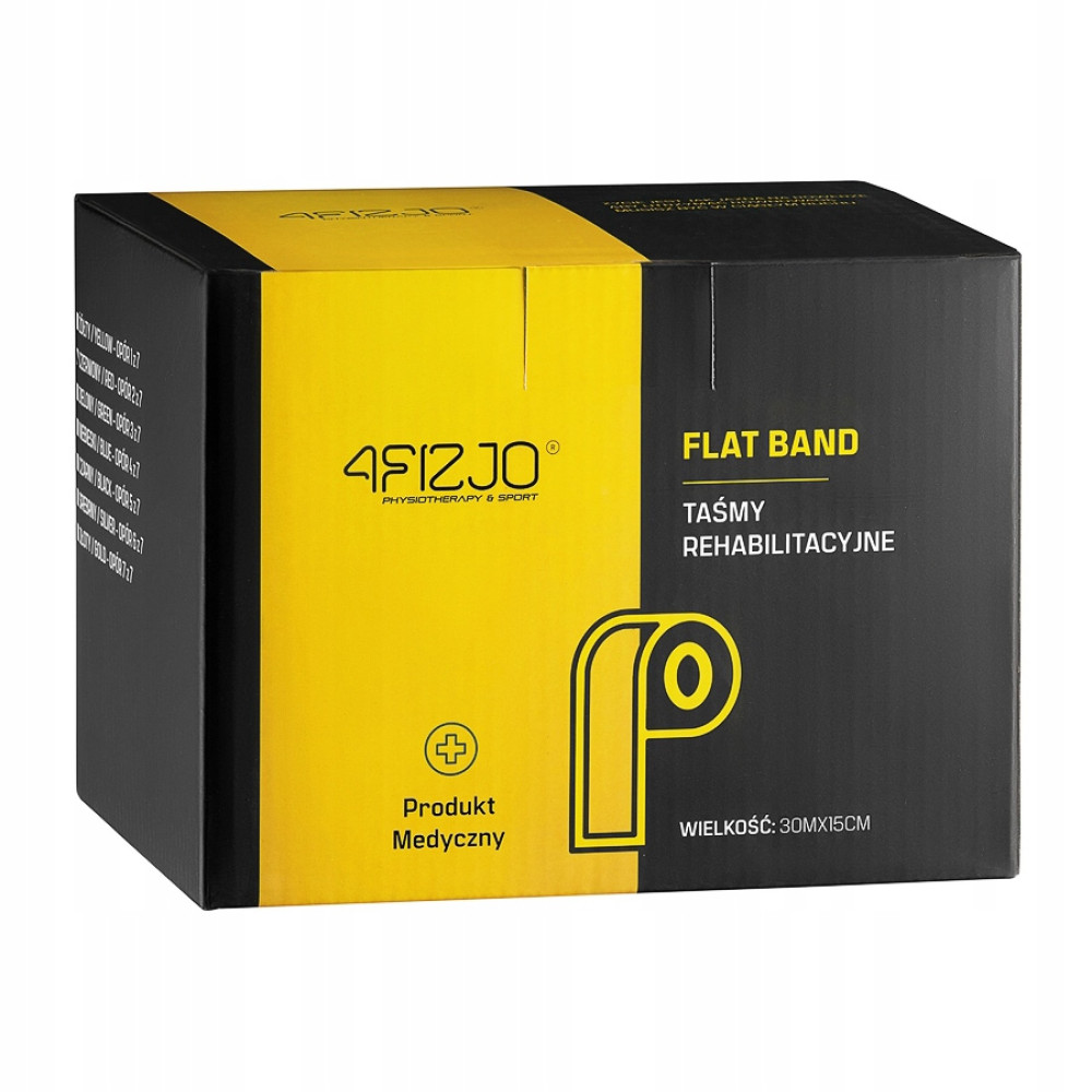 Стрічка-еспандер 4FIZJO Flat Band для спорту та реабілітації 30 м 5-8 кг 4FJ0103 (P-5907739311184)
