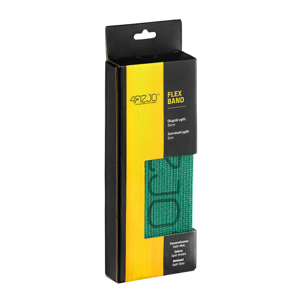 Резинка для фитнеса и спорта 4FIZJO из ткани Flex Band 6-10 кг 4FJ0128 (P-5907739310941)
