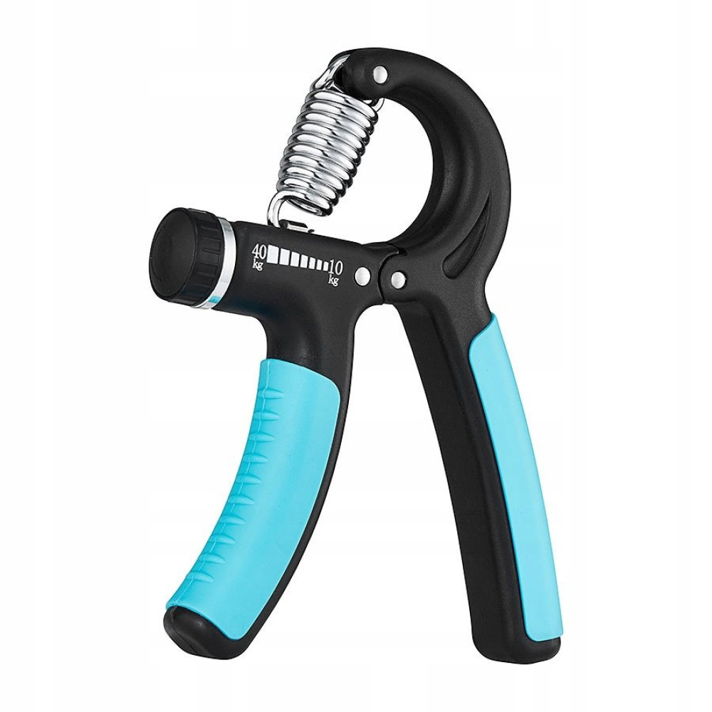 Эспандер кистевой пружинный 4FIZJO с регулируемой нагрузкой 10-40 кг Black/Blue 4FJ0254 (P-5907739313331)