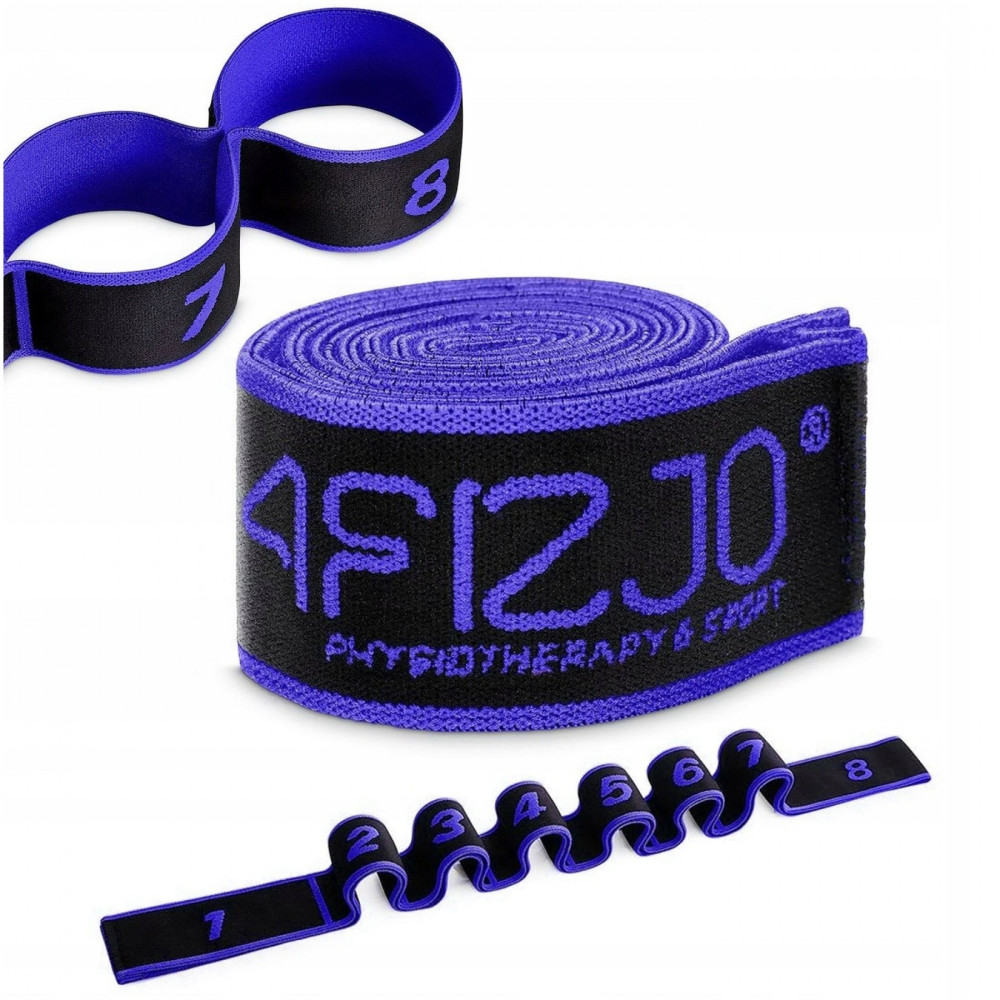 Эспандер с петлями 4FIZJO для растяжки 90 см 4FJ0292 (P-5907739313775)